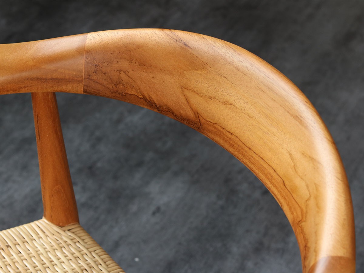 Teak Arm Chair / チーク アームチェア e45003 （チェア・椅子 > ダイニングチェア） 16