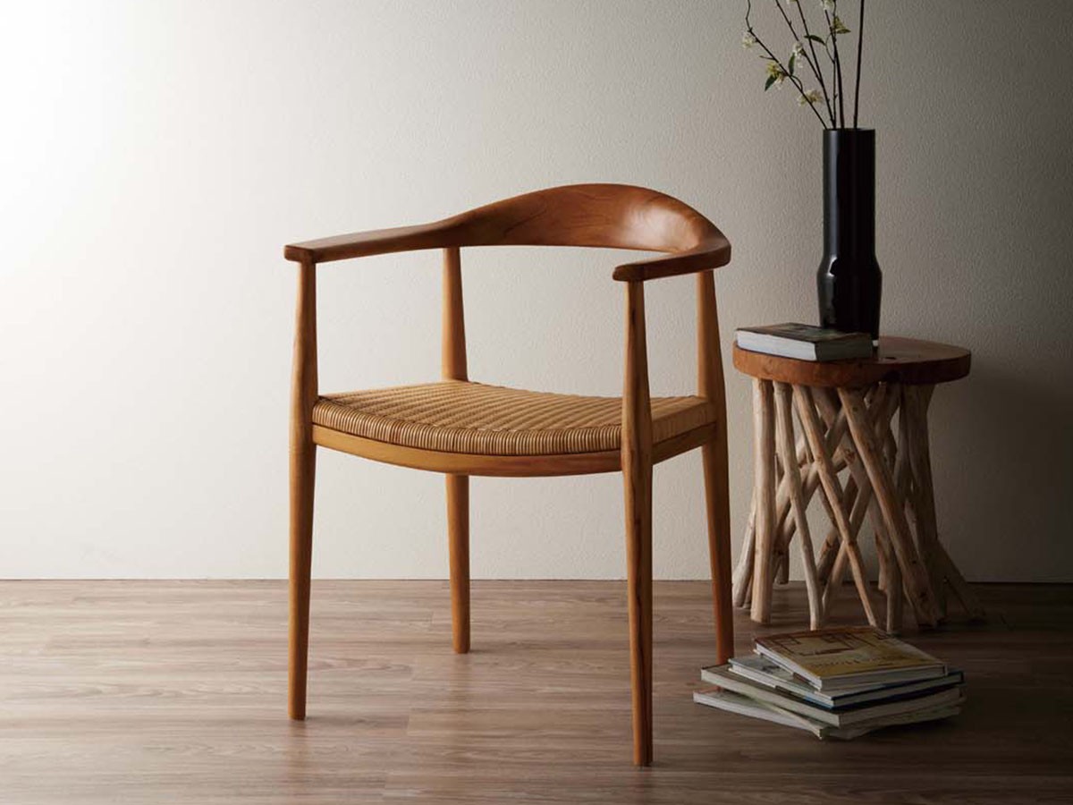 Teak Arm Chair / チーク アームチェア e45003 （チェア・椅子 > ダイニングチェア） 4