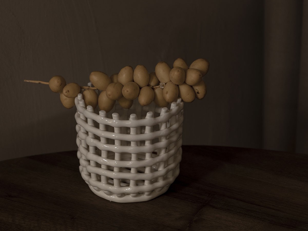 ferm LIVING Ceramic Basket S / ファームリビング セラミックバスケット スモール （花器・プランター・グリーン > 鉢・プランター） 7