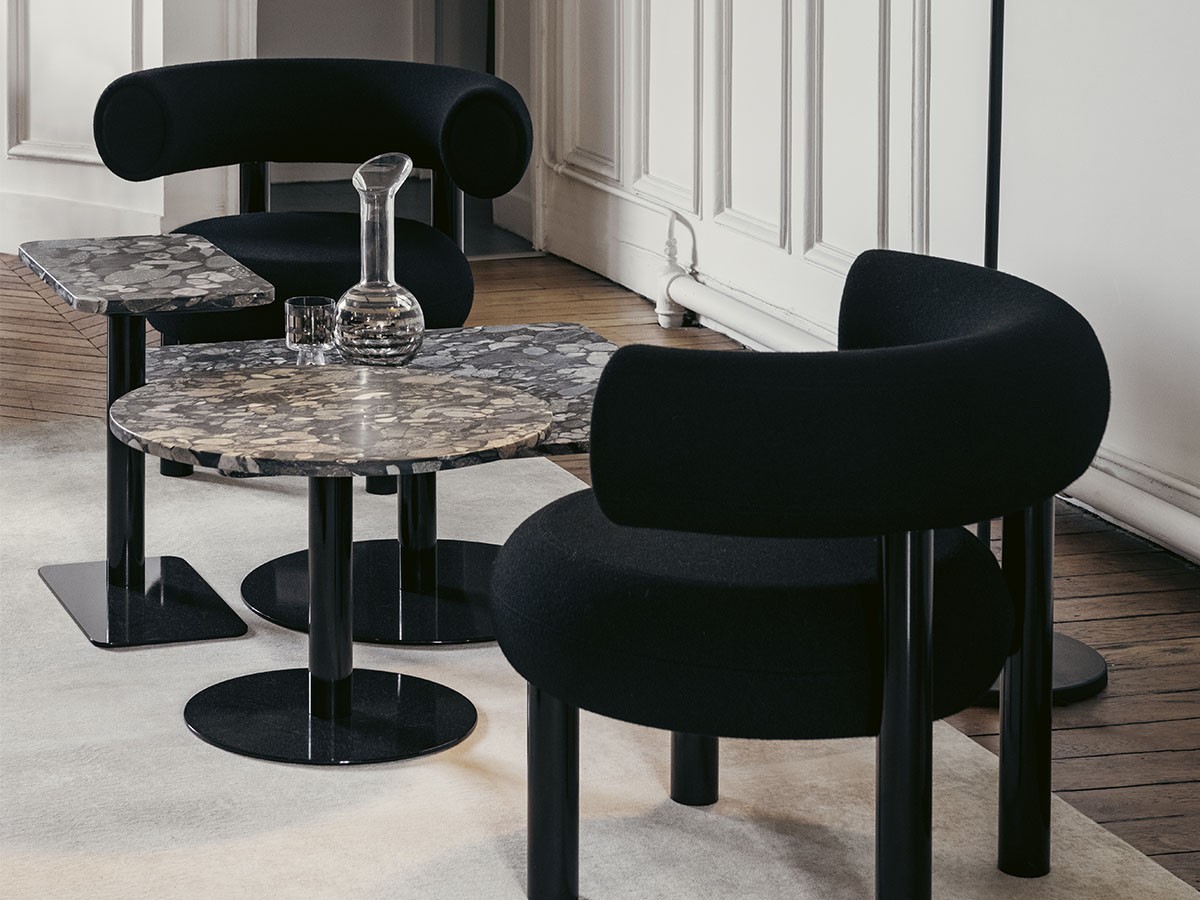 Tom Dixon. Pebble Table Circle / トム・ディクソン ぺブル テーブル サークル（ブラック脚） （テーブル > サイドテーブル） 4