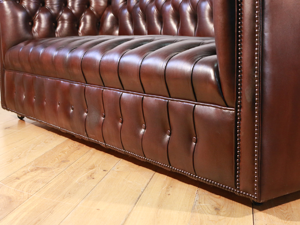 Lloyd's Antiques Reproduction Series Chesterfield Sofa 3P Buttan 