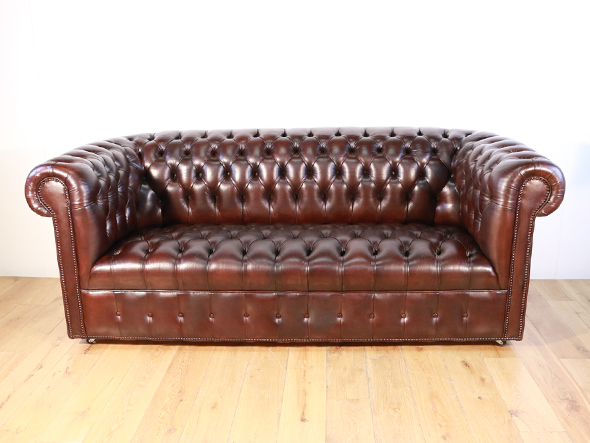 Lloyd's Antiques Reproduction Series Chesterfield Sofa 3P Buttan 