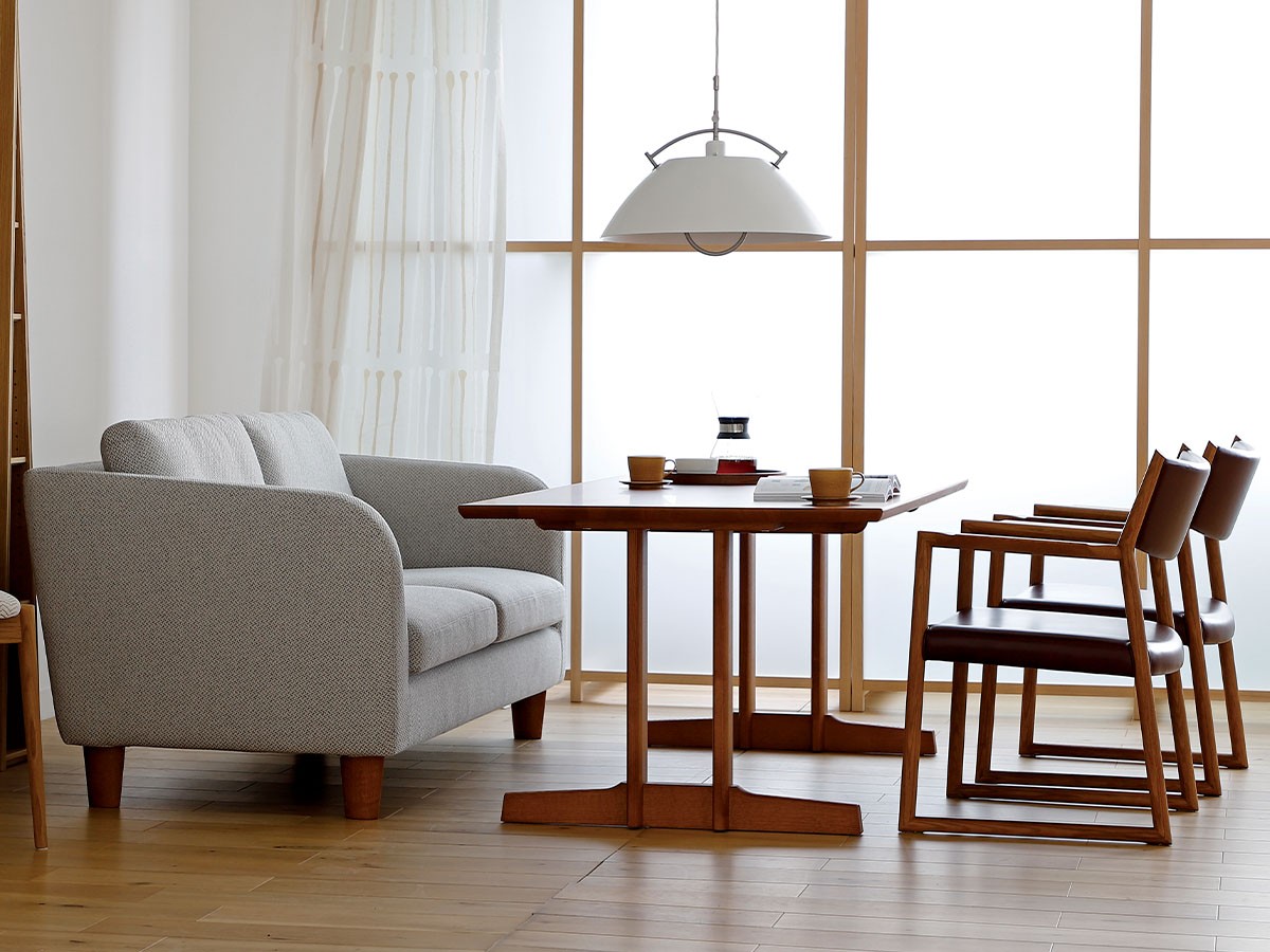 日進木工 SLOW Two-leg Living Dining Table / にっしんもっこう スロウ リビングダイニングテーブル 2本脚 （テーブル > ダイニングテーブル） 5