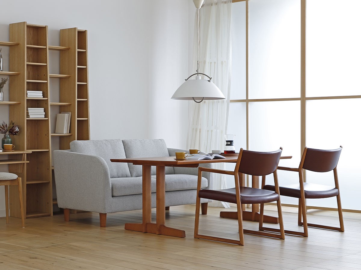 日進木工 SLOW Two-leg Living Dining Table / にっしんもっこう スロウ リビングダイニングテーブル 2本脚 （テーブル > ダイニングテーブル） 3