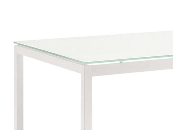AVANTGARDE / アヴァンギャルド  ガラストップ ダイニングテーブル
（フロスト × マットオプティックホワイト）
CS / 369-FX S P94 GN （テーブル > ダイニングテーブル） 3