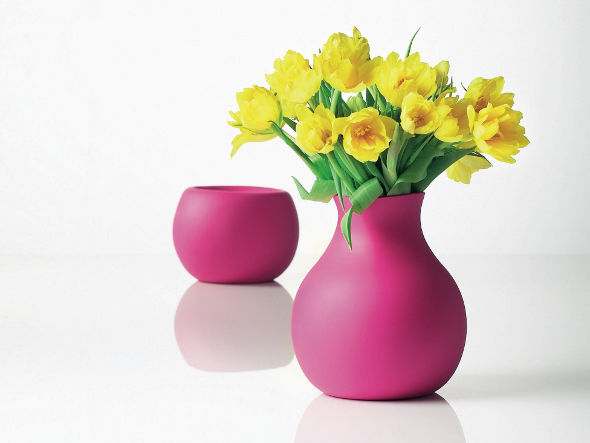 Audo Copenhagen Rubber Vase Large / オドー コペンハーゲン ラバーベース ラージサイズ （花器・プランター・グリーン > 花瓶・フラワーベース） 3