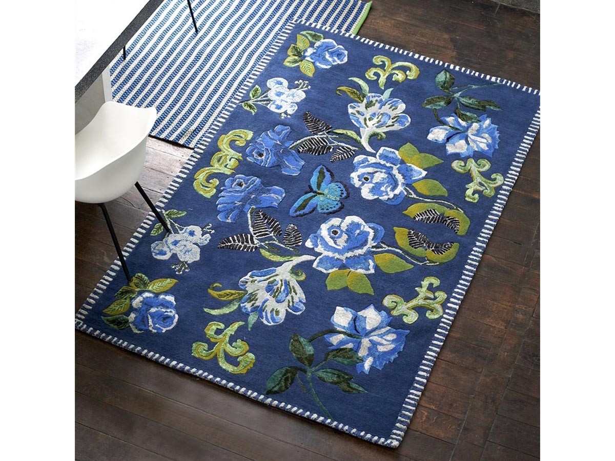 DESIGNERS GUILD Eleonora Rug / デザイナーズギルド エレオノラ ラグ（コバルト） （ラグ・カーペット > ラグ・カーペット・絨毯） 2