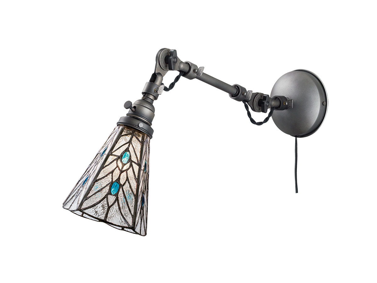 CUSTOM SERIES
Engineer Wall Lamp L × Stained Glass Tears / カスタムシリーズ
エンジニアウォールランプL × ステンドグラス（ティアーズ） （ライト・照明 > ブラケットライト・壁掛け照明） 1