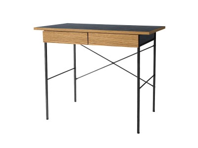 a.depeche / アデペシュ  ヴィンテージ古材 アイアンテーブル デスク 決算セール10%OFF]ポル デスク 1200 ワイド マットブラック - a