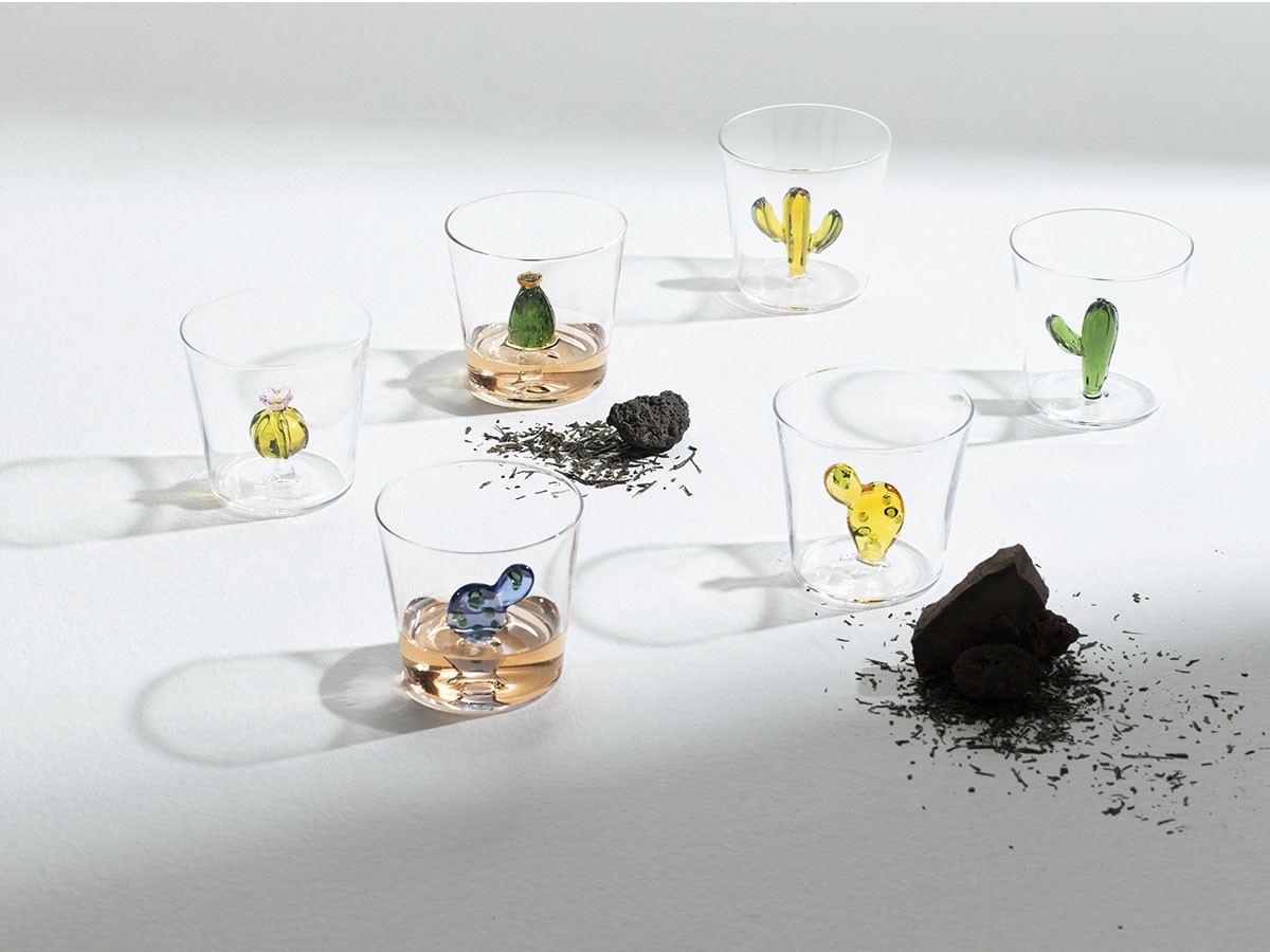 ICHENDORF MILANO Desert Plants Tumbler 
Cactus Pink Flower / イッケンドルフ・ミラノ デザートプラント タンブラー 
カクタスピンクフラワー 350ml （食器・テーブルウェア > タンブラー・グラス） 2