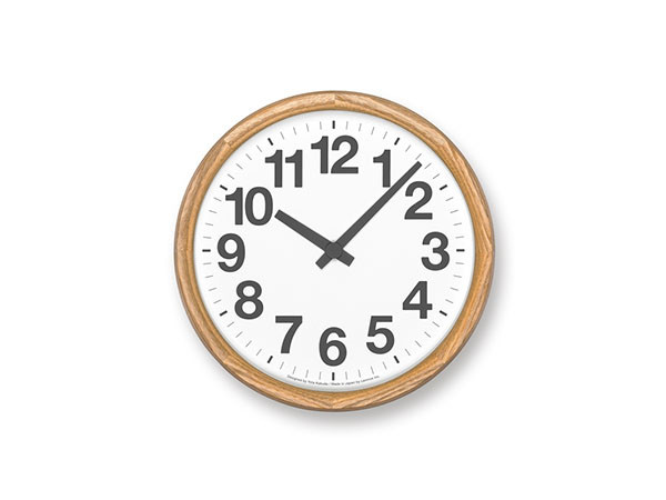 Lemnos Clock A / レムノス クロック エー 電波時計 （時計 > 壁掛け時計） 1