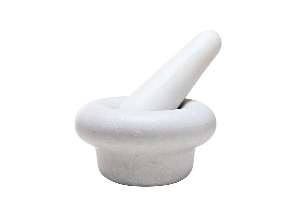 Tom Dixon. Stone Pestle And Mortar White / トム・ディクソン ストーン ペストル アンド モルタル（ホワイト） （キッチン家電・キッチン用品 > キッチン雑貨・キッチンツール） 1