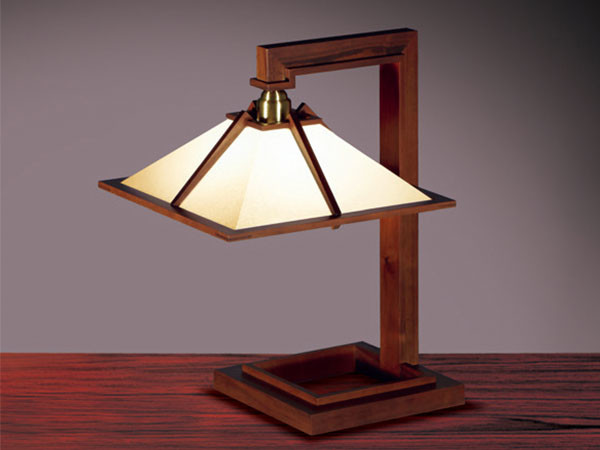 フランク・ロイド・ライト タリアセン1 テーブルランプ 照明 ライト M 茶