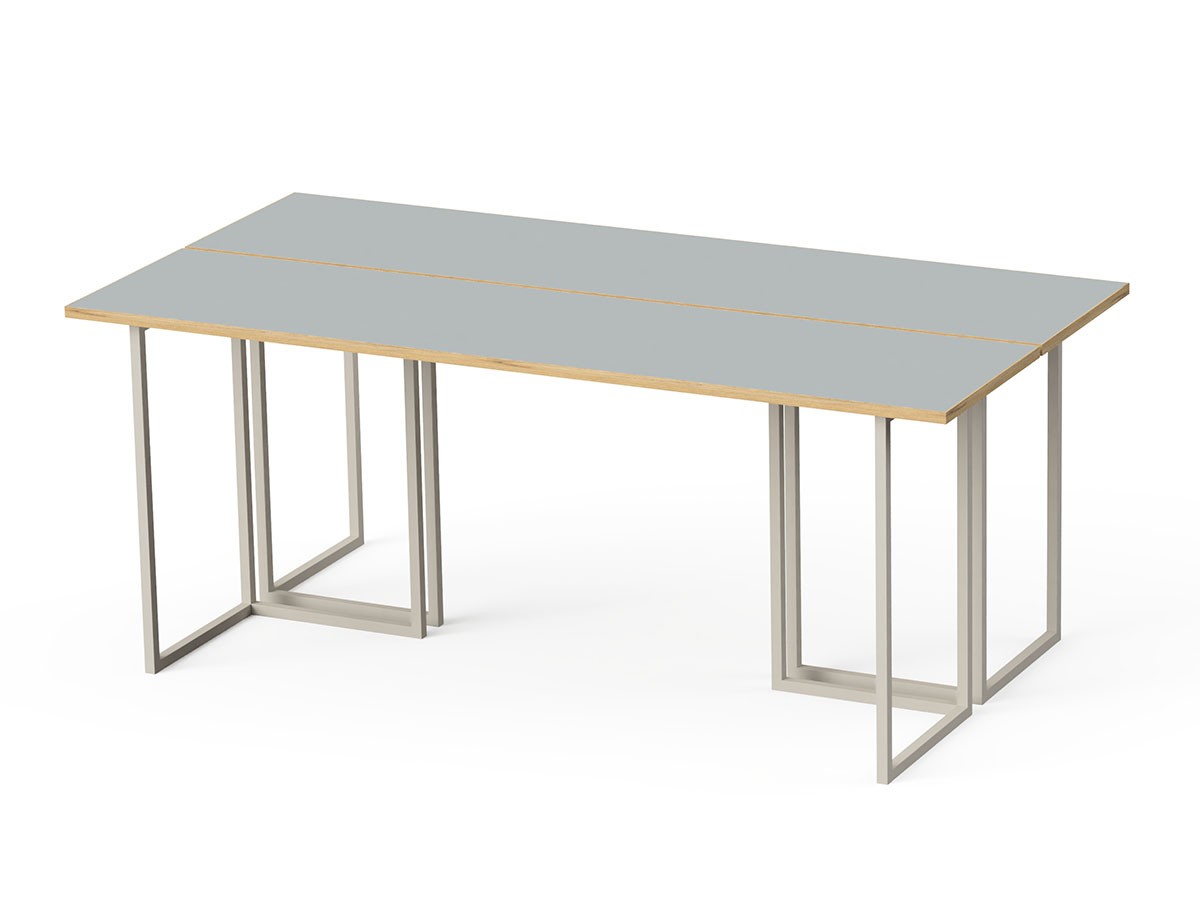 stiiilll Table Set / スティール テーブルセット
メラミンウッド天板 ハーフ + スチール脚 M （デスク・机 > デスク・パソコンデスク・袖机） 21