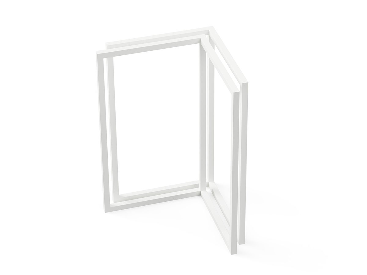 stiiilll Table Set / スティール テーブルセット
メラミンウッド天板 ハーフ + スチール脚 M （デスク・机 > デスク・パソコンデスク・袖机） 27