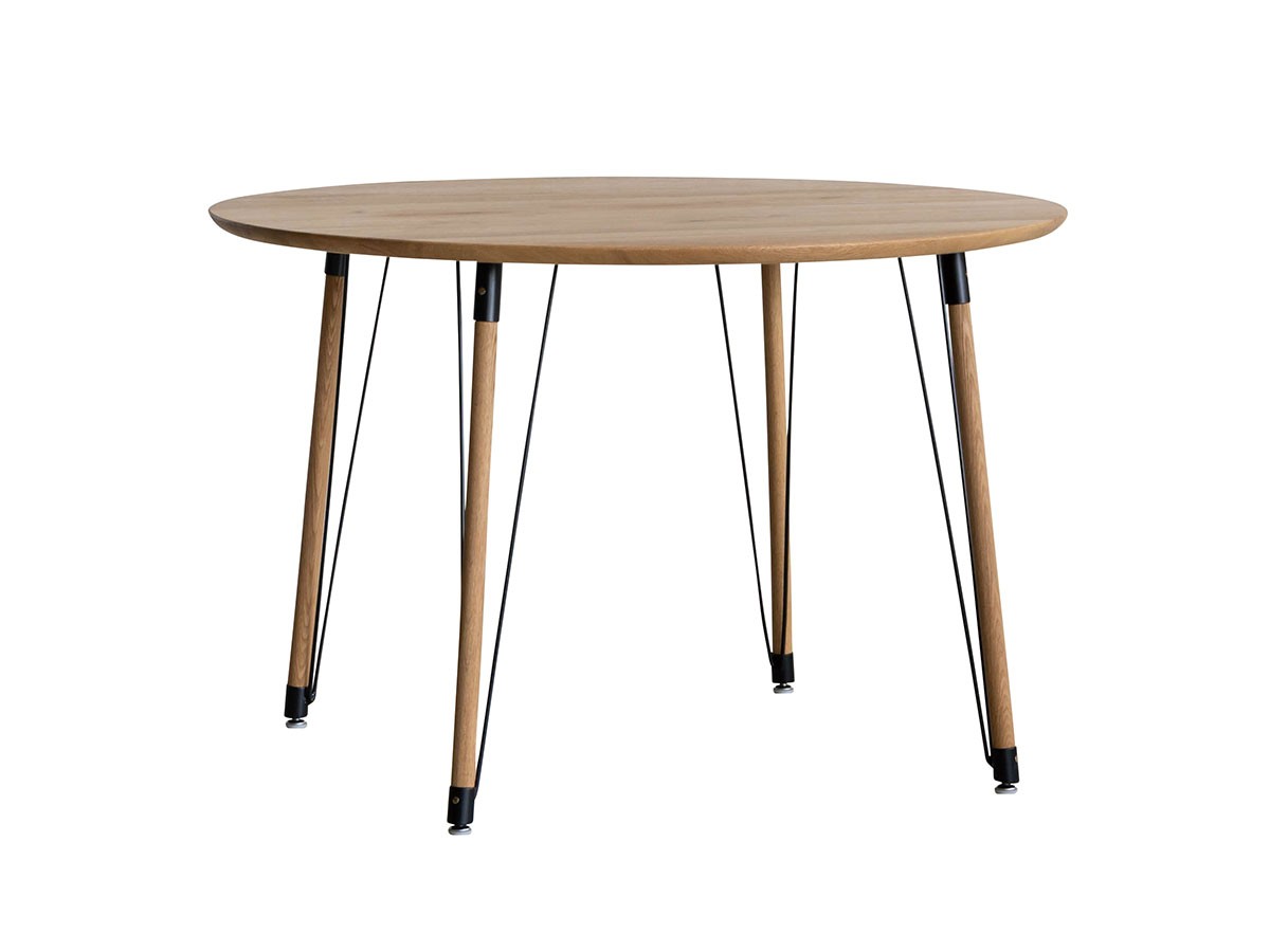 Easy Life MEATH DINING TABLE / イージーライフ ミース ダイニングテーブル
ラウンド天板（直径120cm）+ No.4脚（ソックス脚） （テーブル > ダイニングテーブル） 1