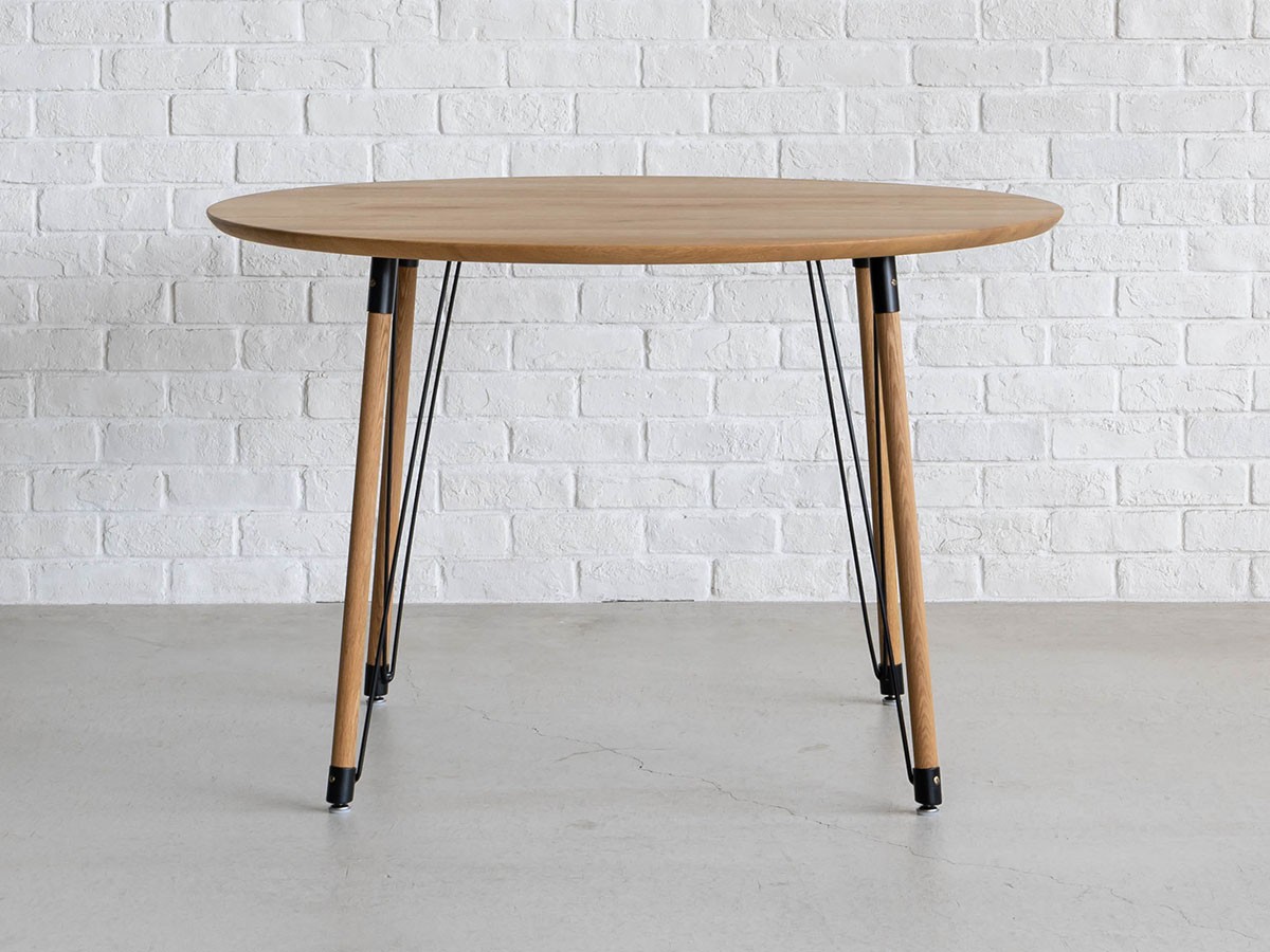 Easy Life MEATH DINING TABLE / イージーライフ ミース ダイニングテーブル
ラウンド天板（直径120cm）+ No.4脚（ソックス脚） （テーブル > ダイニングテーブル） 13