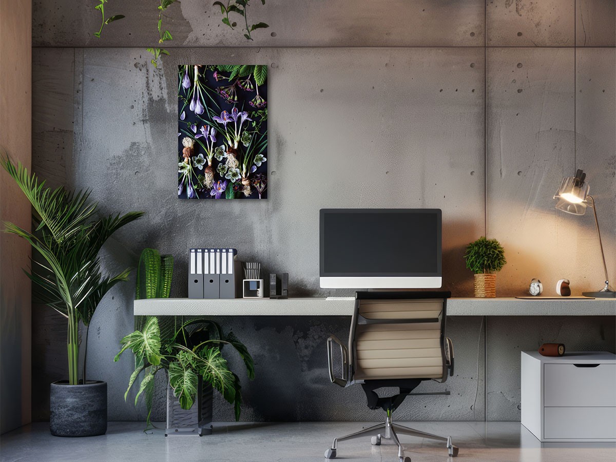 YOKO Takeuchi Botanic Crocus / ヨウコ タケウチ ボタニック クロッカス レクタングルM （アート・オブジェ > フォトパネル・フォトアート） 4