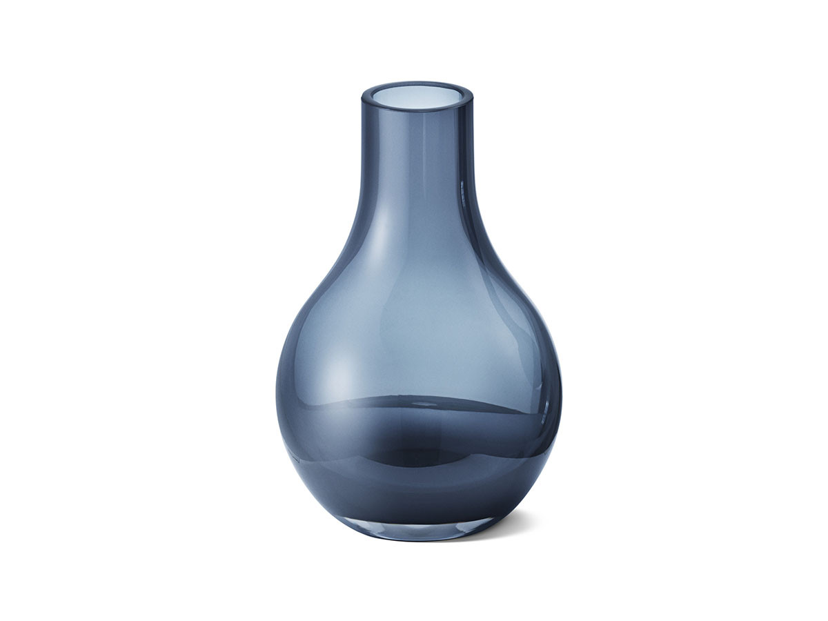 【最終値下　まもなく出品終了】 ヴィンテージ　ガラス　オブジェ　花瓶 GEORG JENSEN CAFU VASE GLASS XS / ジョージ ジェンセン カフ