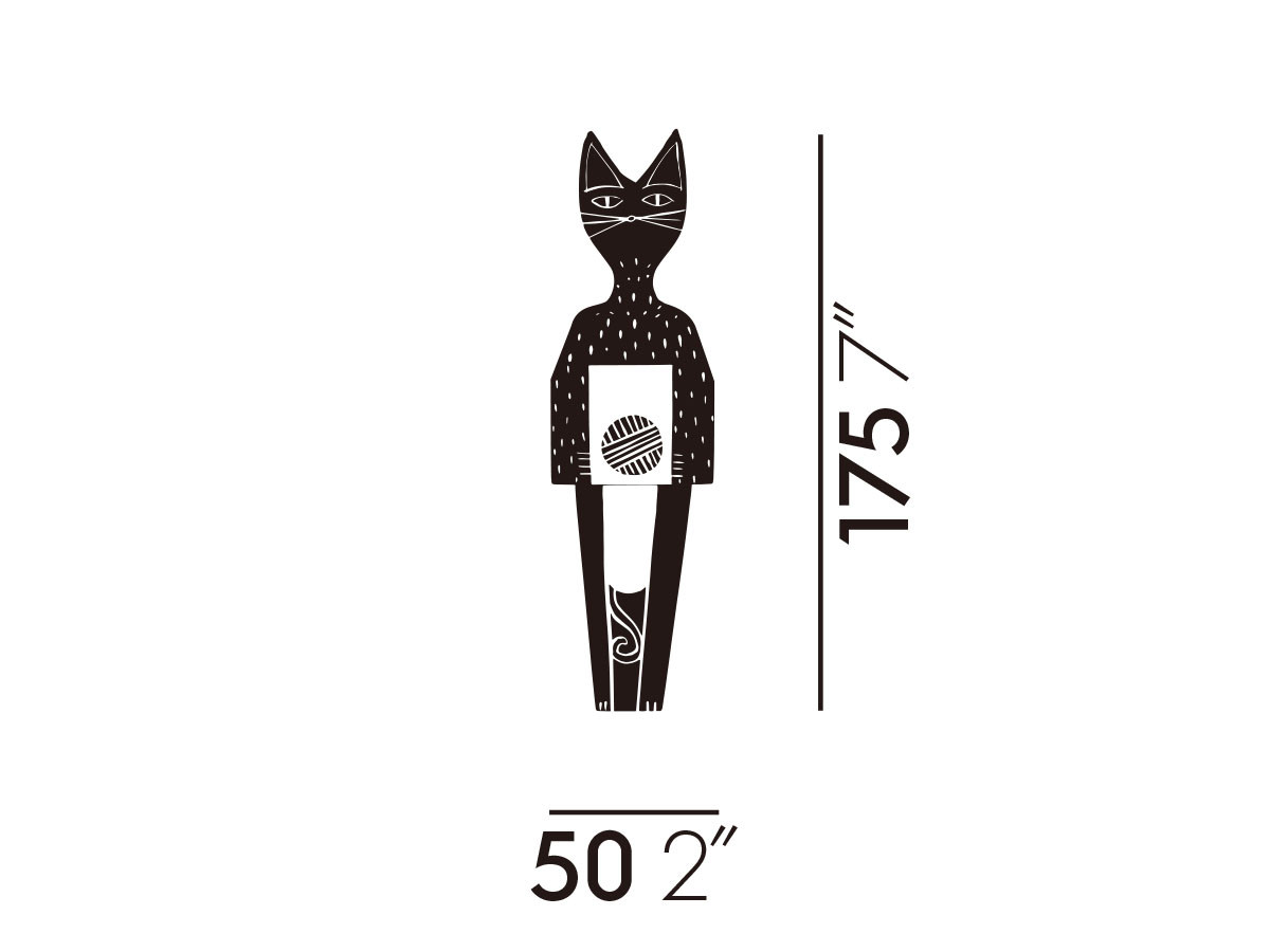 Vitra Wooden Dolls Cat / ヴィトラ ウッデン ドール キャット - インテリア・家具通販【FLYMEe】