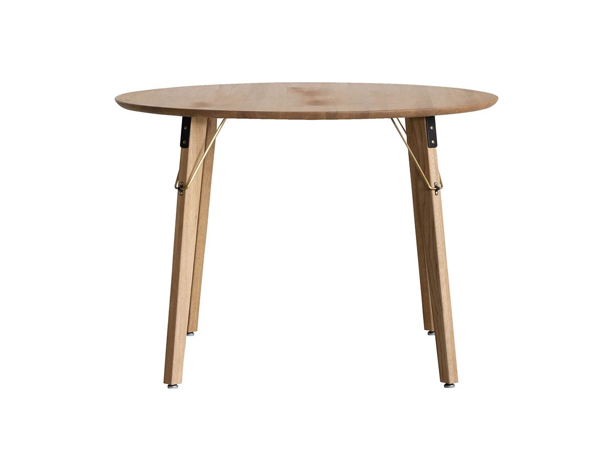 Easy Life MEATH DINING TABLE / イージーライフ ミース ダイニングテーブル
ラウンド天板（直径110cm）+ No.3脚（ブラス脚） （テーブル > ダイニングテーブル） 16