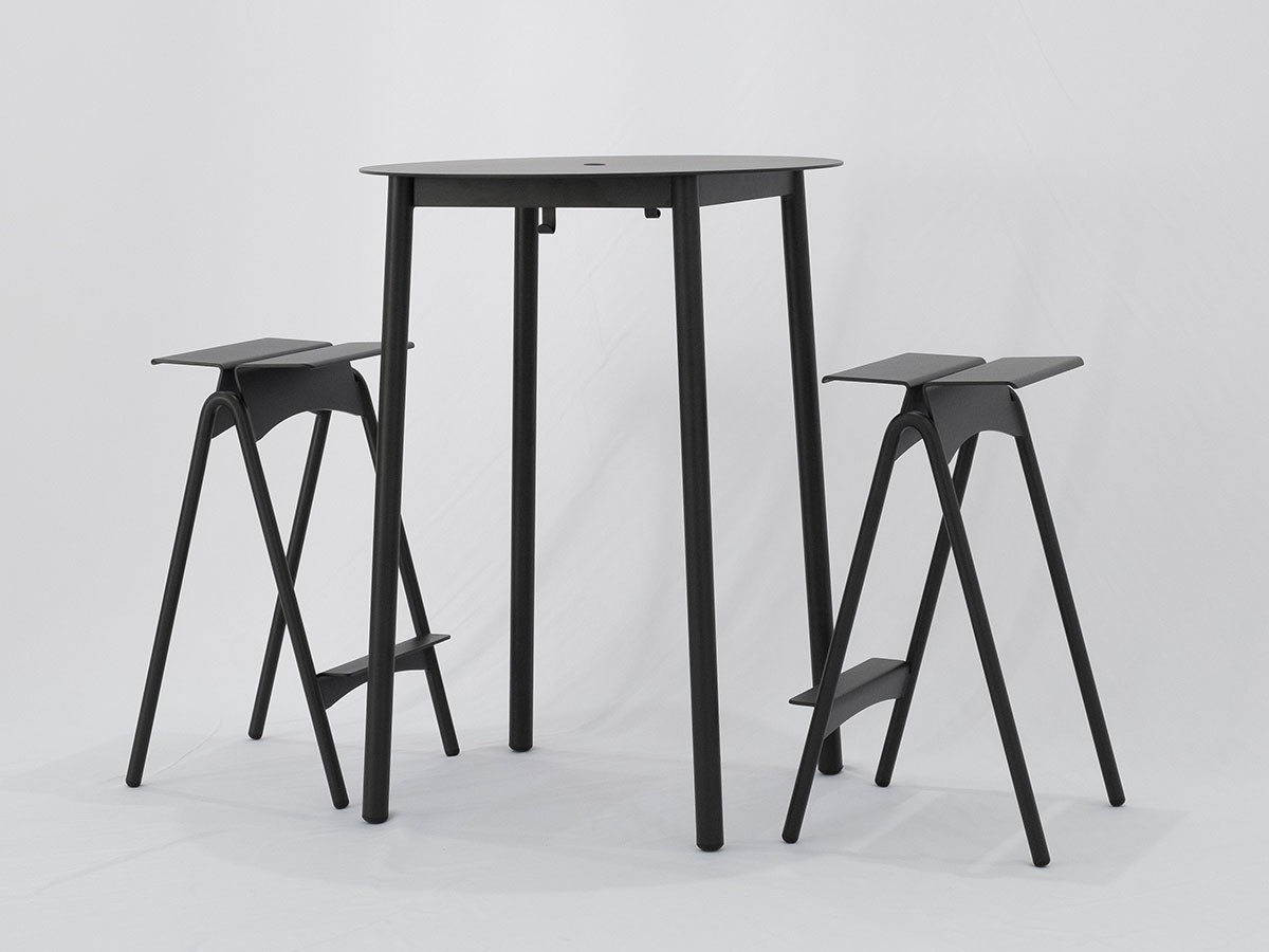 IKASAS KAIS HIGH ROUND BAR TABLE / イカサ カイス ハイラウンドバーテーブル （テーブル > カウンターテーブル・バーテーブル） 2
