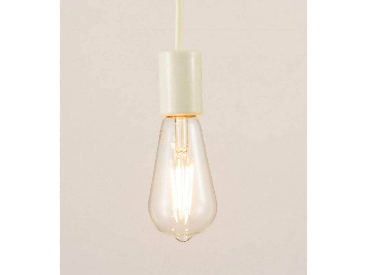 Ceramic socket + LED bulb / 陶製ソケット + LED電球（エジソン球） （ライト・照明 > ペンダントライト） 8