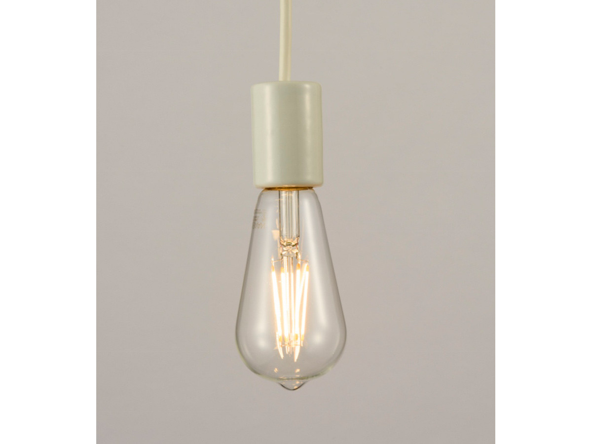 Ceramic socket + LED bulb / 陶製ソケット + LED電球（エジソン球） （ライト・照明 > ペンダントライト） 9