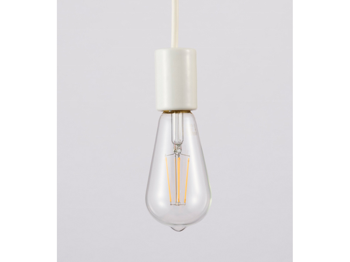 Ceramic socket + LED bulb / 陶製ソケット + LED電球（エジソン球） （ライト・照明 > ペンダントライト） 6