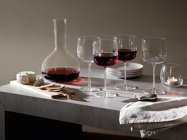 LSA International BOROUGH WINE GLASS SET4 / エルエスエー インターナショナル ボロー ワイングラス 高さ19.5cm 4脚セット （食器・テーブルウェア > ワイングラス・シャンパングラス） 5
