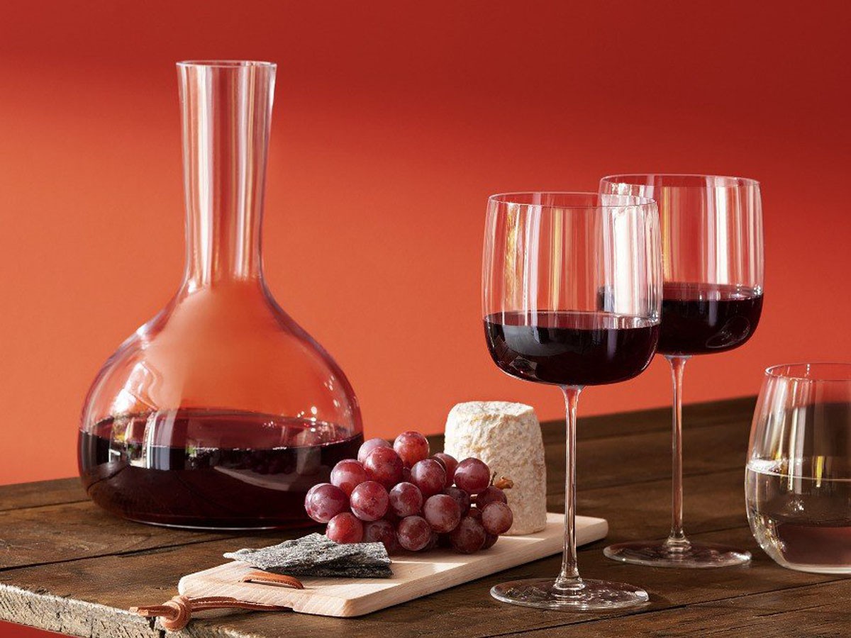 LSA International BOROUGH WINE GLASS SET4 / エルエスエー インターナショナル ボロー ワイングラス 高さ19.5cm 4脚セット （食器・テーブルウェア > ワイングラス・シャンパングラス） 4