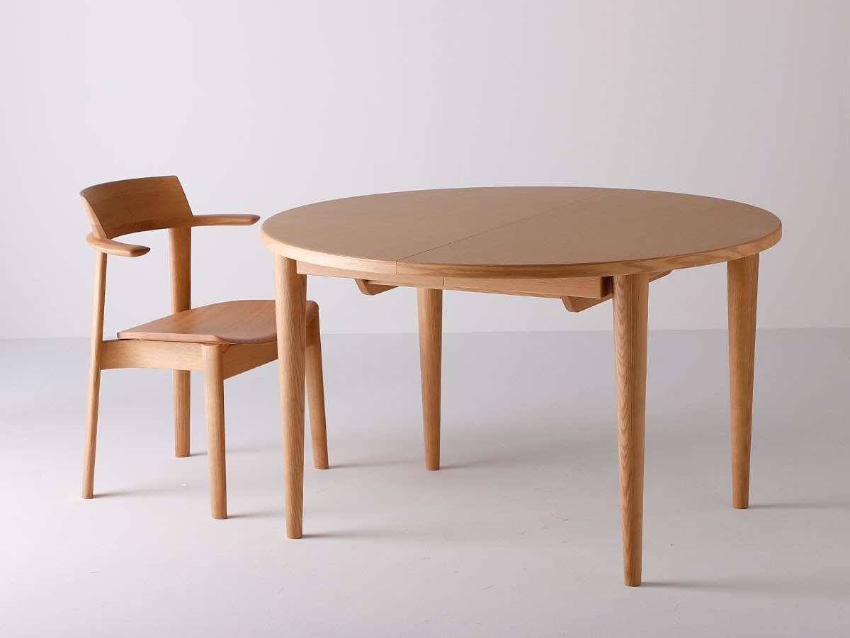 日進木工 Sof Semi Armchair / にっしんもっこう ソフ セミアームチェア ハイタイプ 板座 （チェア・椅子 > ダイニングチェア） 3