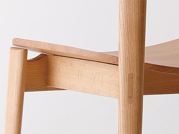 日進木工 Sof Semi Armchair / にっしんもっこう ソフ セミアームチェア ハイタイプ 板座 （チェア・椅子 > ダイニングチェア） 5