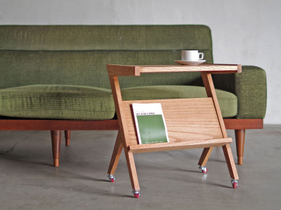 LIFE FURNITURE BI OAK SIDE TABLE / ライフファニチャー BI オーク